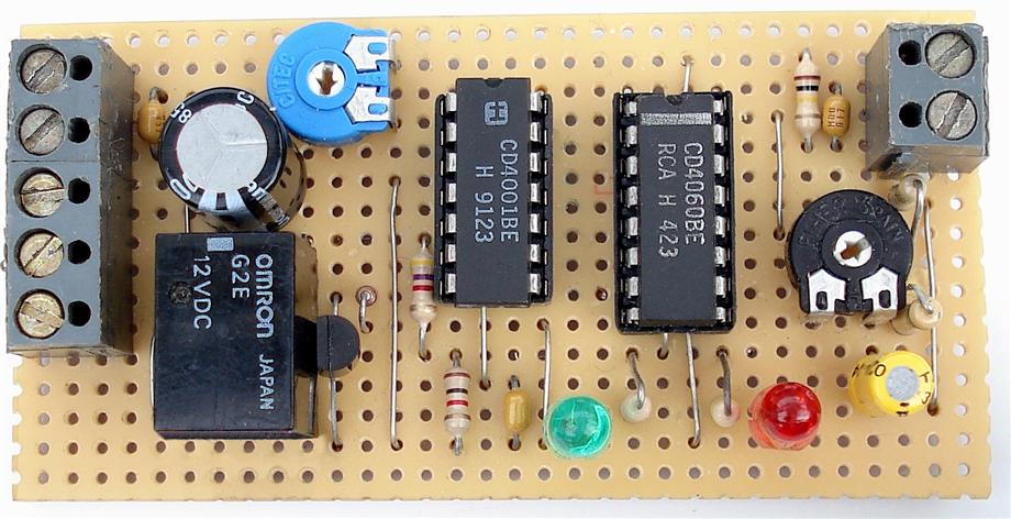 A Photo Of Ron J's 
 Cmos 4060 Based  
  ''Interval Timer''