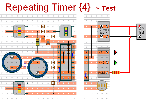 Details of How to Prepare The 
Repeating Timer No.4 - For Testing