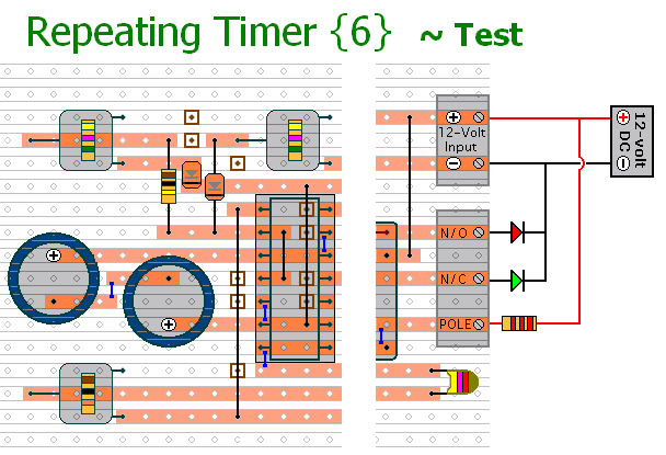 Details of How to Prepare The 
Repeating Timer No.6 - For Testing