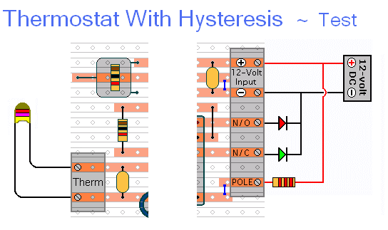 Details of How To Prepare
The Hysteresis Thermostat - For Testing