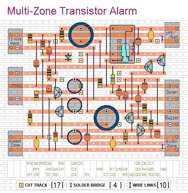 How To Build A Transistor Based
Intruder Alarm Using Veroboard