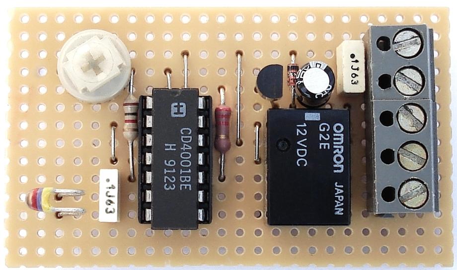 A Photo Of Ron J's 
Temperature Controlled 
Relay Circuit No.2
