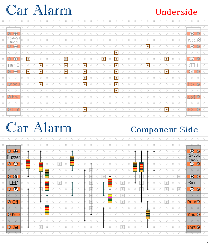 Car Alarm Construction Details 1