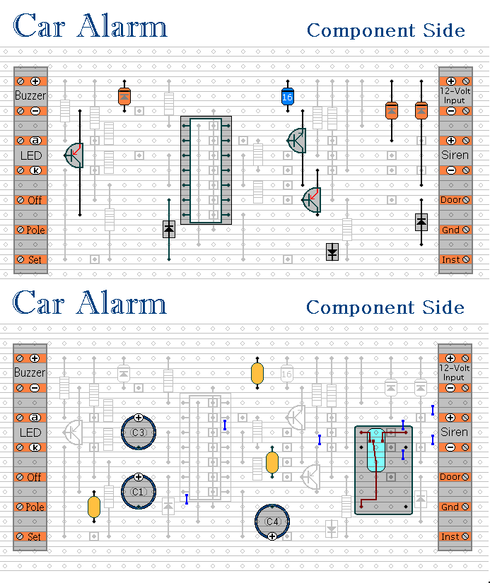 Car Alarm Construction Details 2