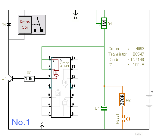 How To Make A Simple Timer 
With A Single Cmos Gate