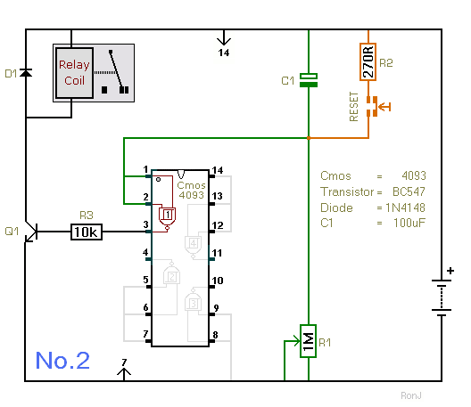How To Make A Simple Timer 
With A Single Cmos Inverter