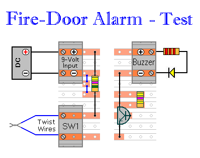 Details of How to Prepare
The Fire-Door Alarm For Testing