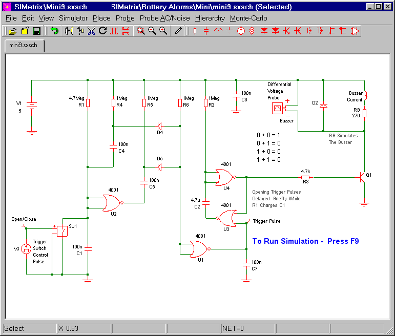 Mini-Alarm No.9
Simulator Screenshot