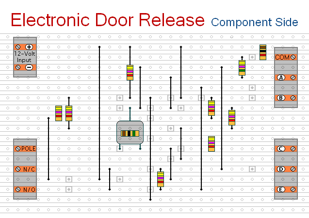 Add The Nine Resistors - 
The Eleven Wire Links
And The Preset